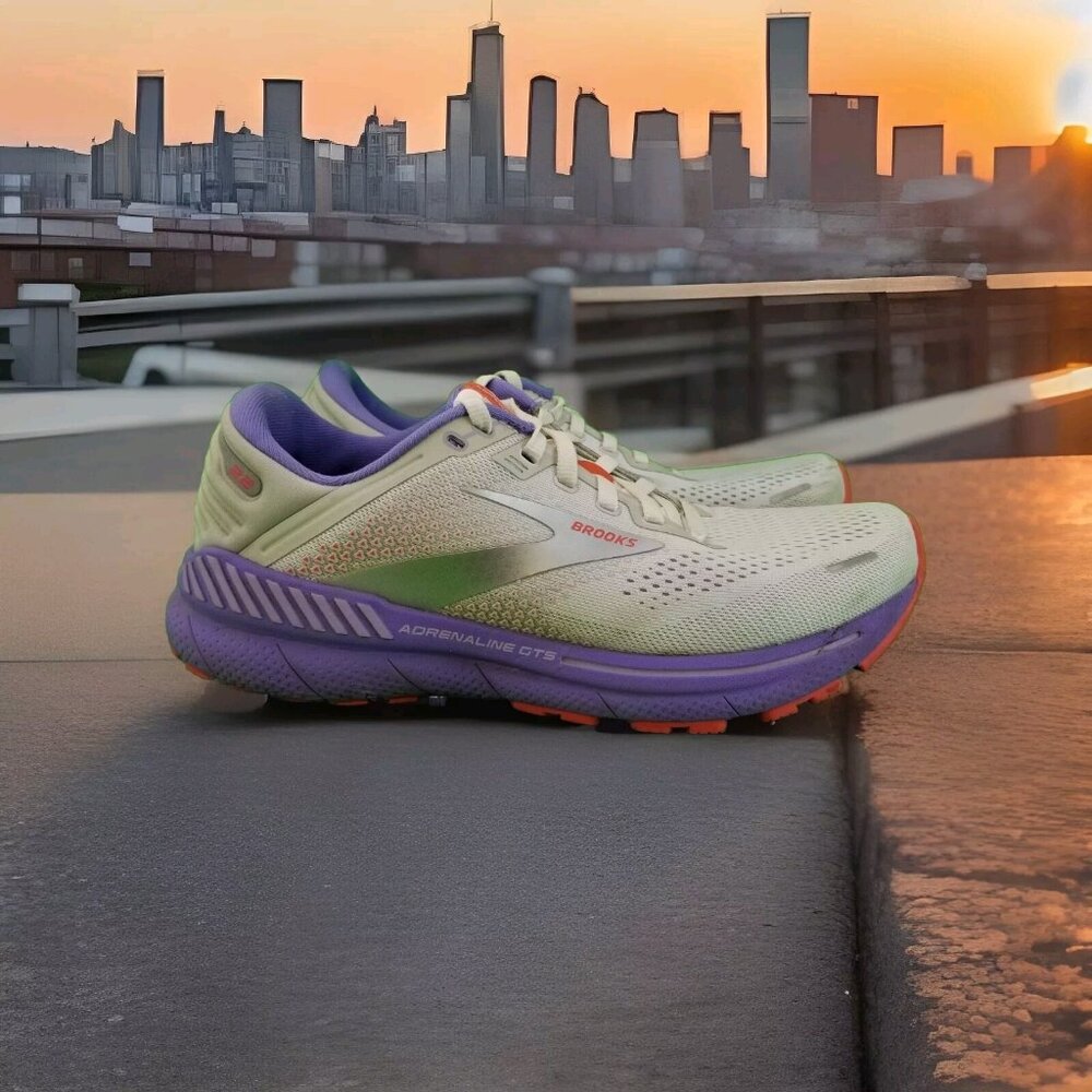 ✅Womens 8.5B Brooks Adrenaline GTS 22 Running Shoes Athletic Sneakers NO INSOLES